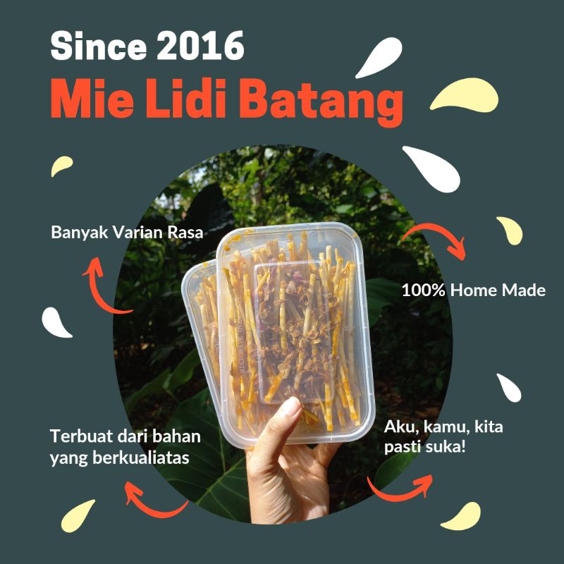 

Mie Lidi Enak Murah 500ml Extra Bawang Goreng Isi Full