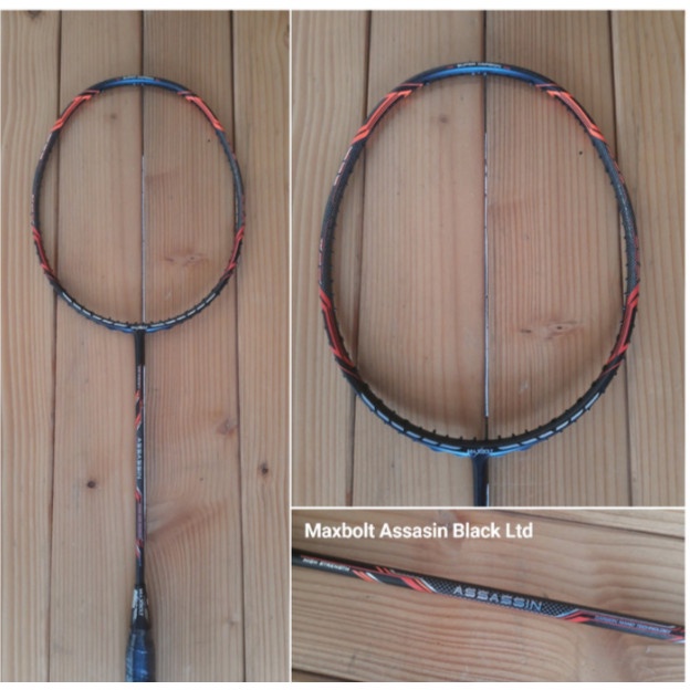 Tx0122 Terbaru - Raket Bton Maxbolt Assasin 4U-3Lbs/G6 Ori 