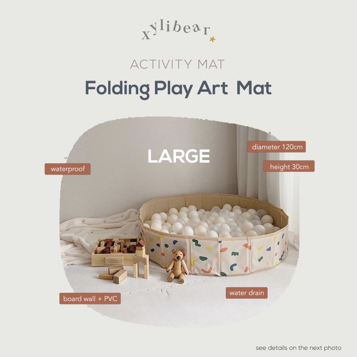 Terlaris Folding Play Art Mat - Large - Activity Mat Alas Bermain Anak Pool Mat