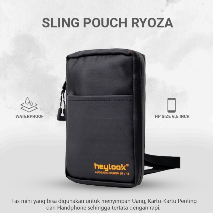 dompet TAS DOMPET KARTU HP GANTUNG HANGING WALLET SLING POUCH PRIA ANTI AIR(C7C5) dompet pria kanvas