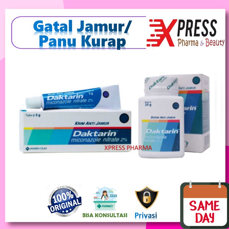 XPRESS  Daktarin Krim Anti Jamur / Daktarin Bedak Anti Jamur