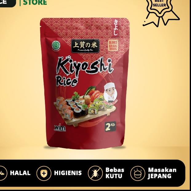 

Terbaru✅⭐Beras Jepang Kiyoshi 2kg- HALAL-Lengket Cocok untuk Sushi