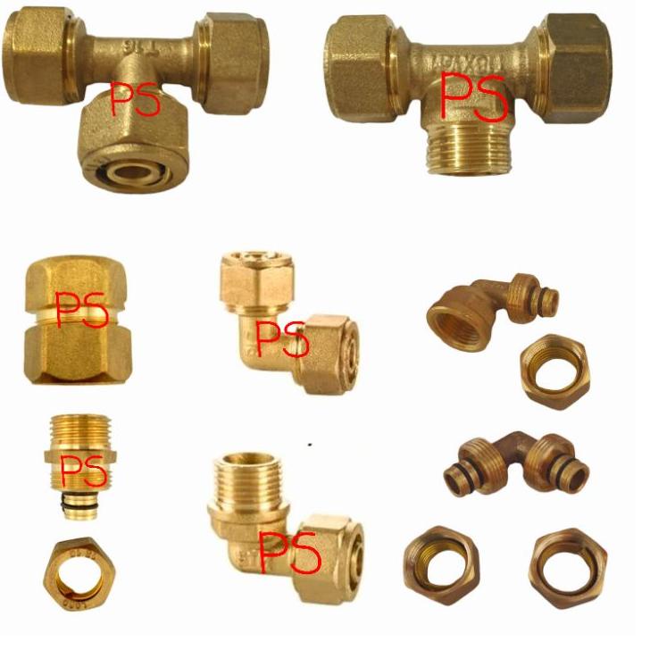 Masih fresh kode9q4Pe Nepel Sambungan Pipa Air Panas Dingin Kuningan Water Heater Tee Shower Elbow L