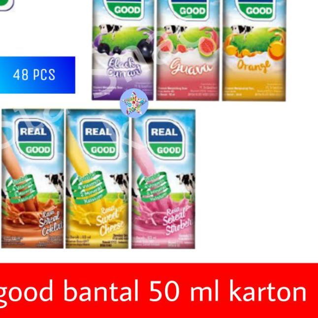 

Diskon | FG2 | Real Good Bantal karton 50 ml isi 48bj