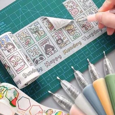 

gmbi -73 Journal Cutter Tool - Cutter Sticker/Washi Tape Model Tekan 814✫