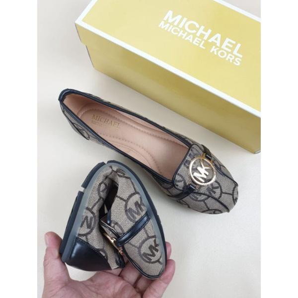 SEPATU MK YC-312-A1C LILLIE LOGO MOCCASIN