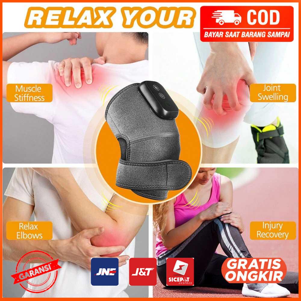 Alat Pijat Lutut Terapi Knee Pad 3 Mode Getaran 5000 mAh HC-008