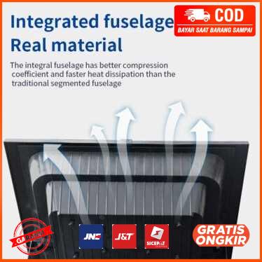 Lampu Dinding Solar Sensor Cahaya Waterproof 144 LED Cool White OB144