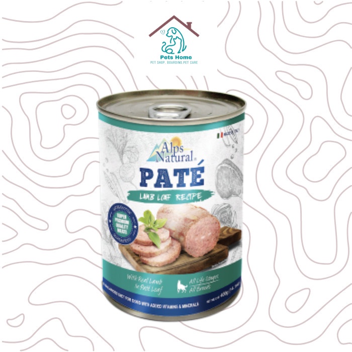 ALPS NATURAL PATE LAMB LOAF 400GR - DOG FOOD