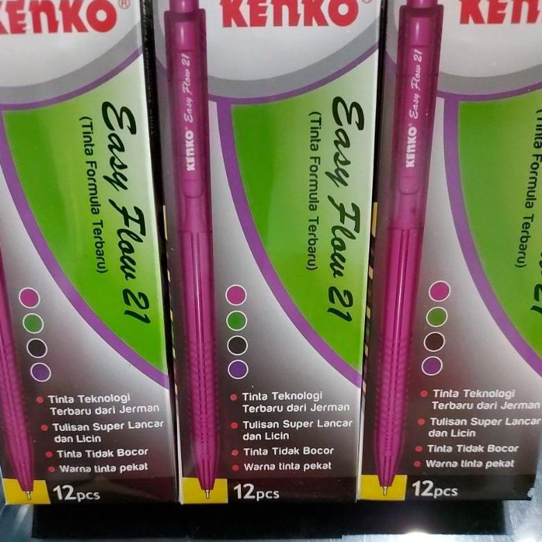 

Instan pulpen kenko easy flow 21( lusinan /12pcs)