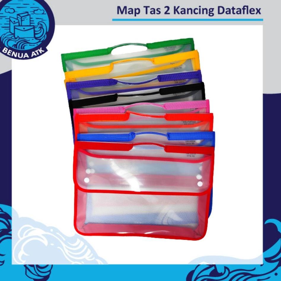 

1✸KZQ7-I Map Plastik Tas 2 Kancing School Bag Folio Dataflex DF-311 362: