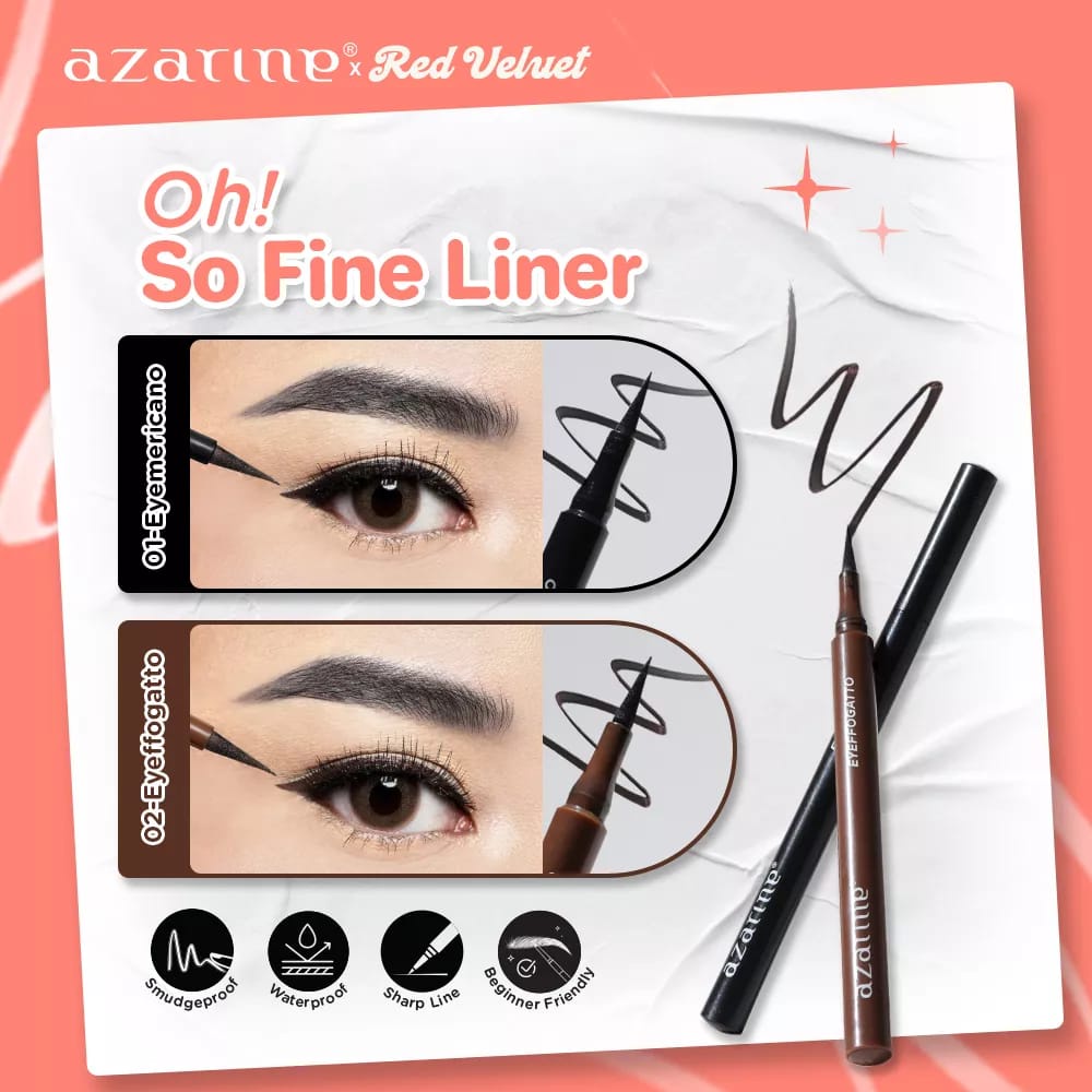 Azarine x Red Velvet Oh! SO FINE LINER 1.5ml