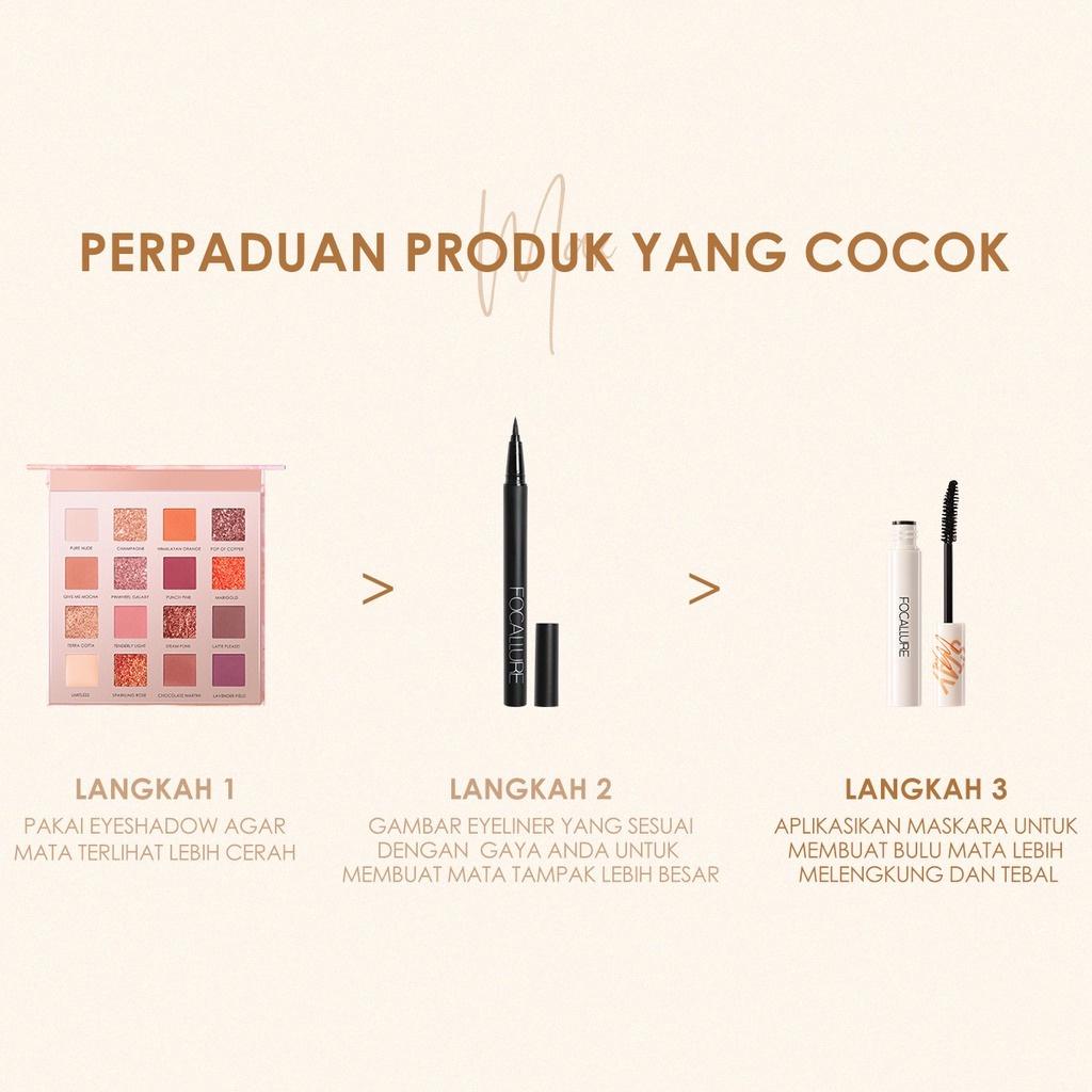 FOCALLURE Waterpoof Volumizing Mascara FA148 | Curling Thick Mascara Waterproof Black Lash Eyelash E