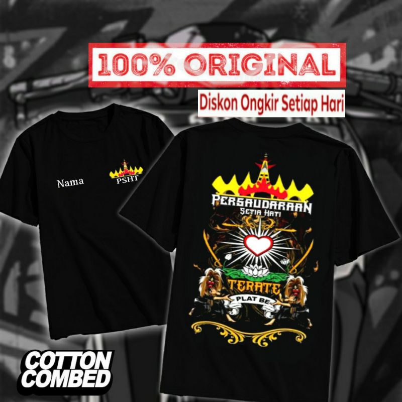 Kaos PSHT terate setia hati lampung siger original
