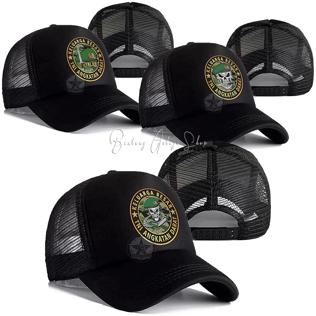 Topi Custom Keluarga Besar TNI Angkatan Darat Exclusive Gold