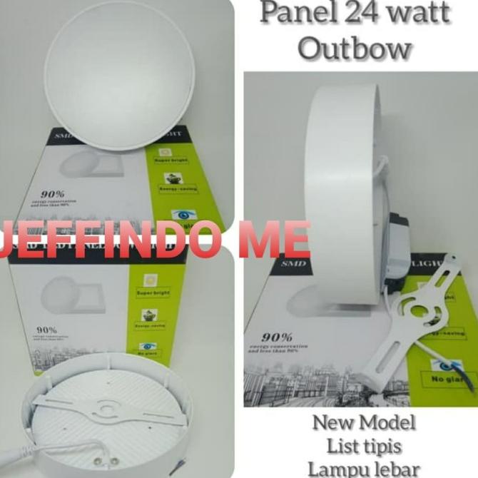 Lampu downlight panel LED outbow tempel plafon 24w 24 watt 24watt NEW