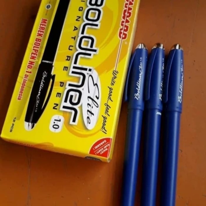 

BAYAR DITEMPAT pulpen baldliner elit 1.0 biru& hitam/ pulpen balinaer/ bodlinaer /ALAT TULIS