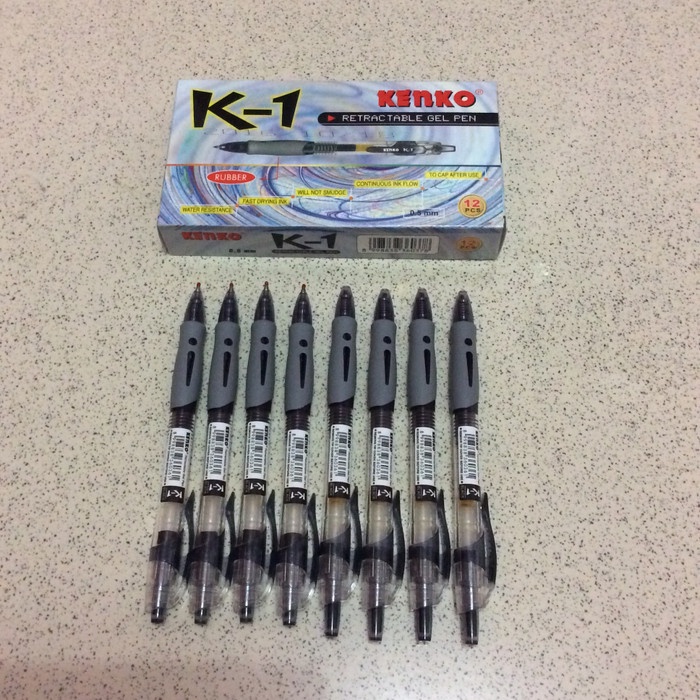 

TERBARU (PAK) Pulpen Kenko K-1 Retractable Gel Pen 0.5mm /ALAT TULIS AESTHETIC/ALAT TULIS SET/ALAT