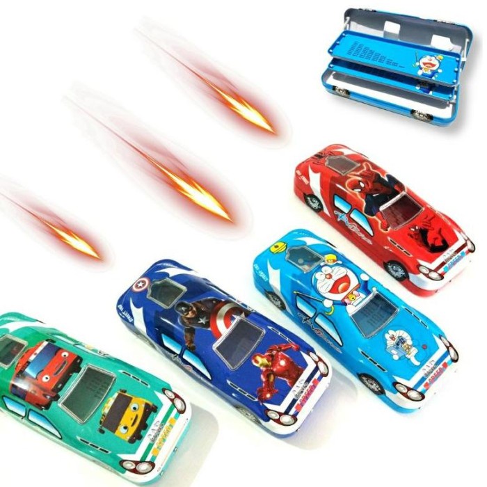 

TERBARU Asli Tempat Kotak Pensil 3 Susun / Tingkat Karakter Mobil Anak Laki /ALAT TULIS