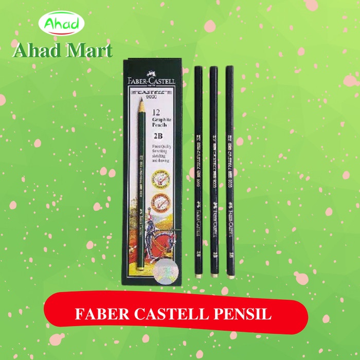 

Sale FABER-CASTELL PENSIL UJIAN 2B / PENSIL FOR COMPUTER 2B SATU PAK /ALAT TULIS AESTHETIC/ALAT