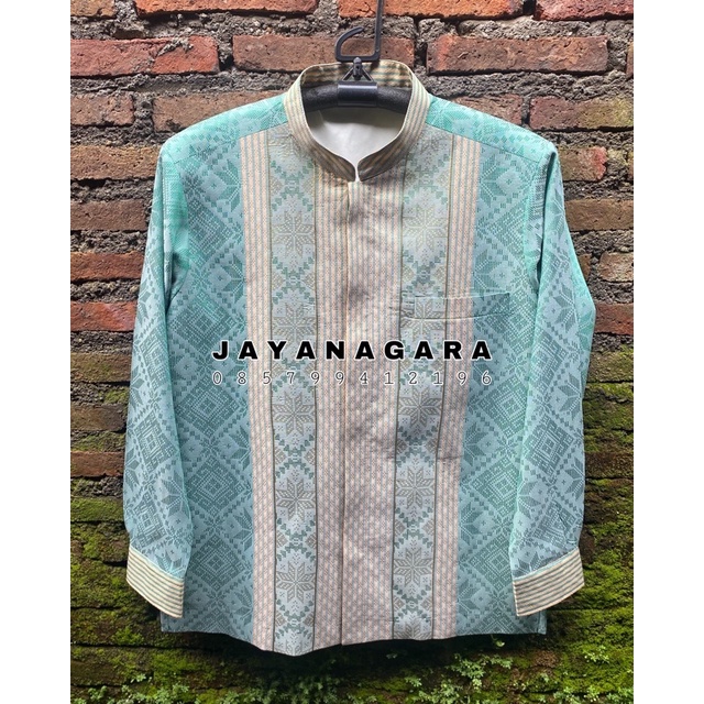 Kemeja Tenun Jayanagara Original Handwoven 044