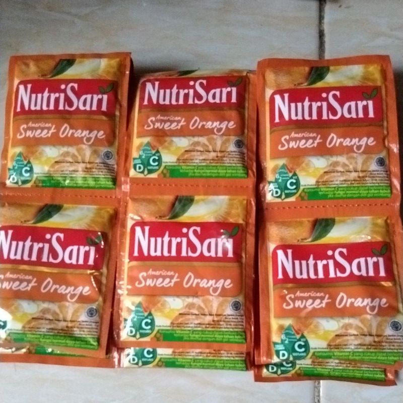 

Nutrisari sweet orange 14gr isi 10sachet