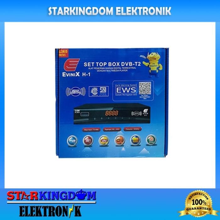 Evinix H1-SE DVB-T2 DVBT2 STB Set Top Box TV Digital UHF Free Channel