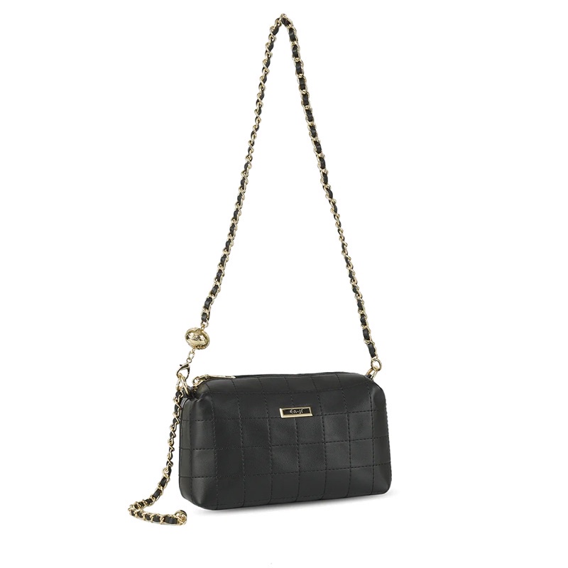 enji mini sling bag black