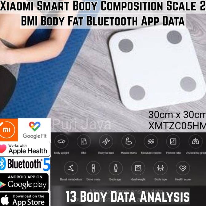 Xiaomi Smart Body Composition Scale 2 Bluetooth Fat Timbangan Badan