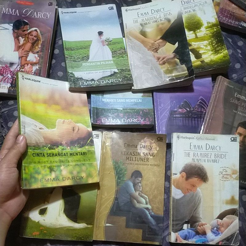 novel Emma Darcy terjemahan harlequin preloved bekas murah dastan