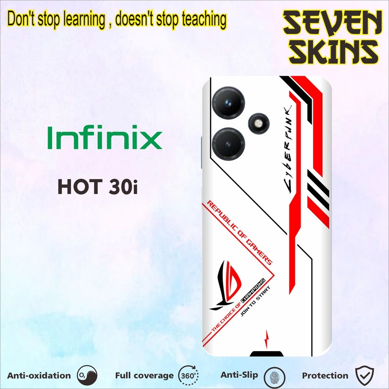 GARSKIN HANDPHONE FREE CUSTOM INFINIX HOT 30i rog