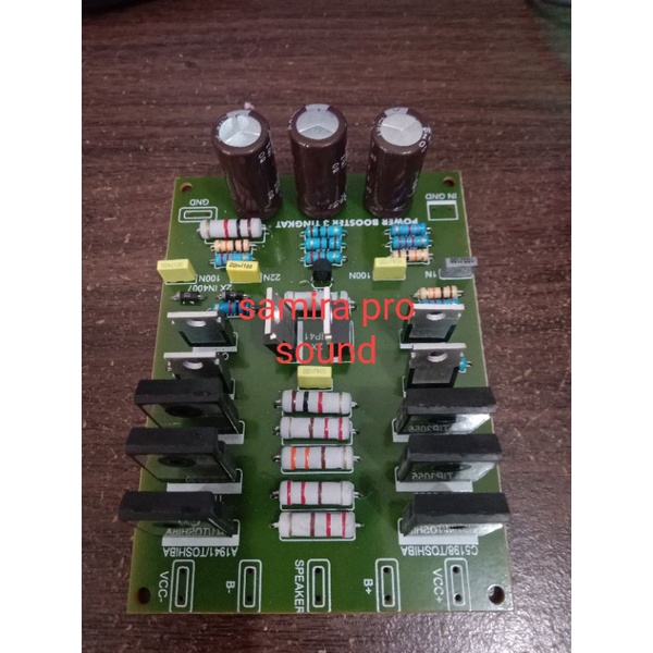 driver boostrap v2 komponen biasa untuk power ampli