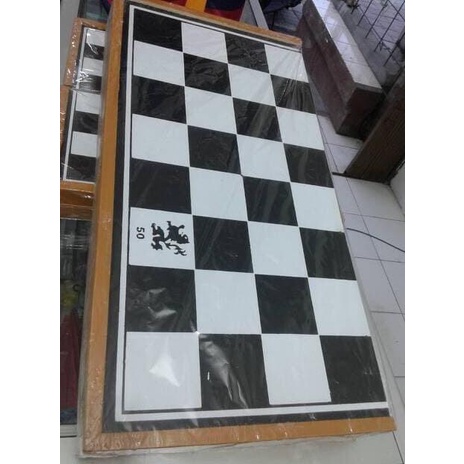 Papan Catur kayu Ukuran Besar 50 Cm