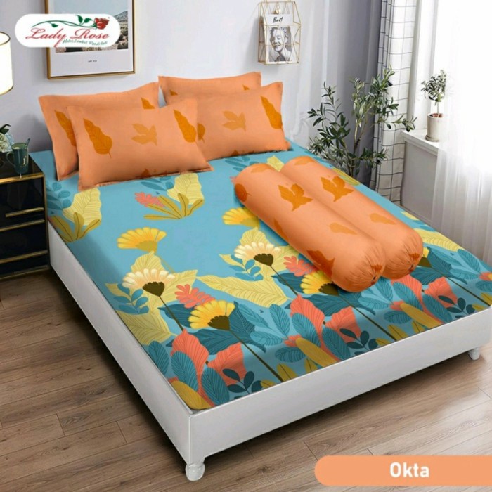 Sprei Sprei Lady Rose Queen 160x200 Seprei kasur nomer 2 - Okta(O4Y7) Sprei Katun Premium Murah & Be
