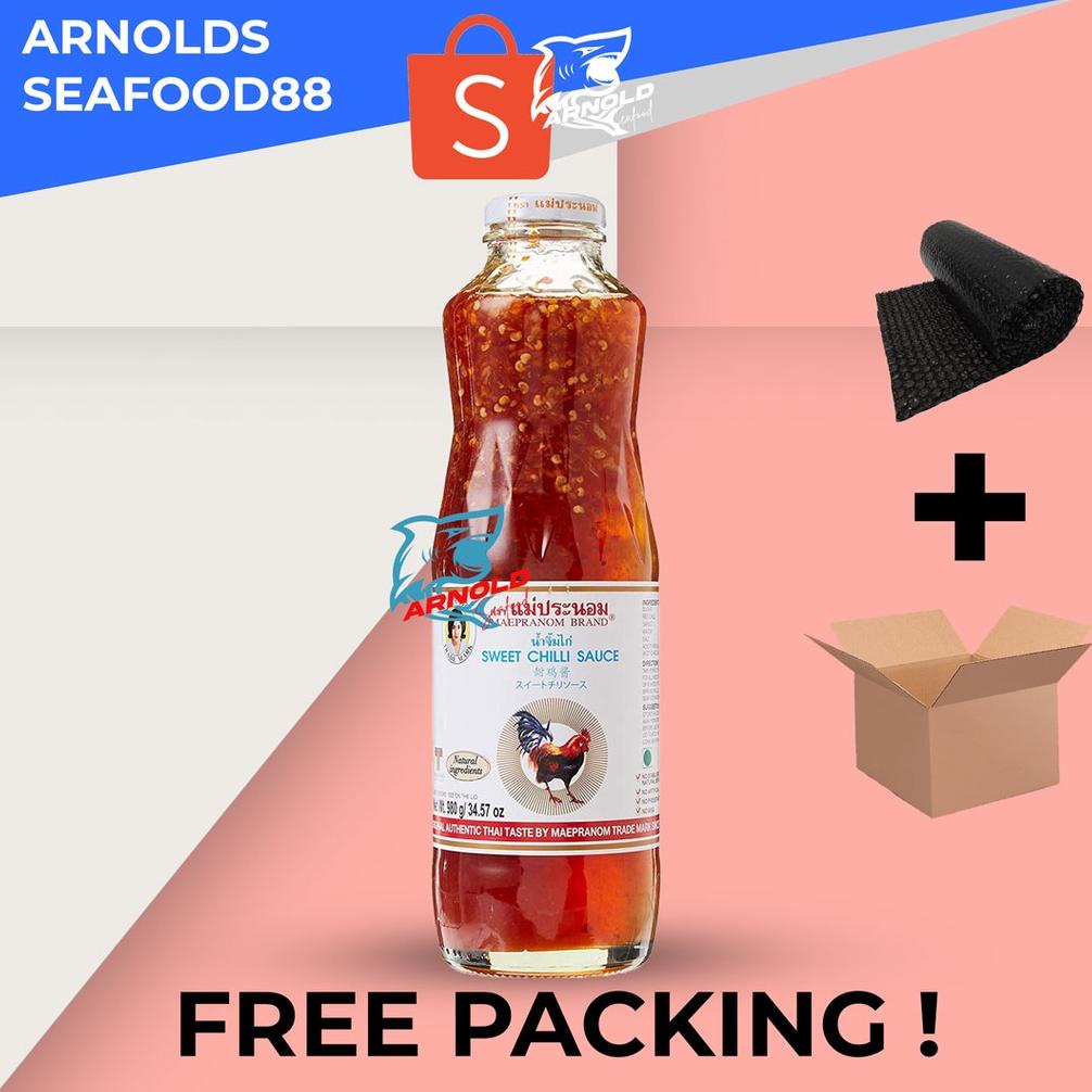 

Maepranom Sweet Chili Sauce 980 gr Thailand Brand Saus Chilli Thai Sauce