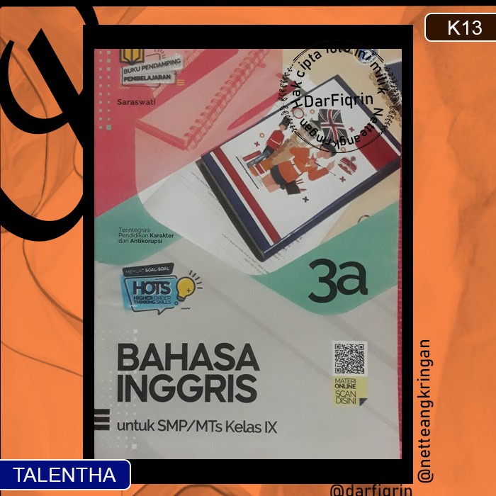 LKS Bahasa Inggris Kelas 8 9 Semester 1-SMP/MTs K13 Rev 2018-Talentha kartika putra nugraha-HOTS-Sar