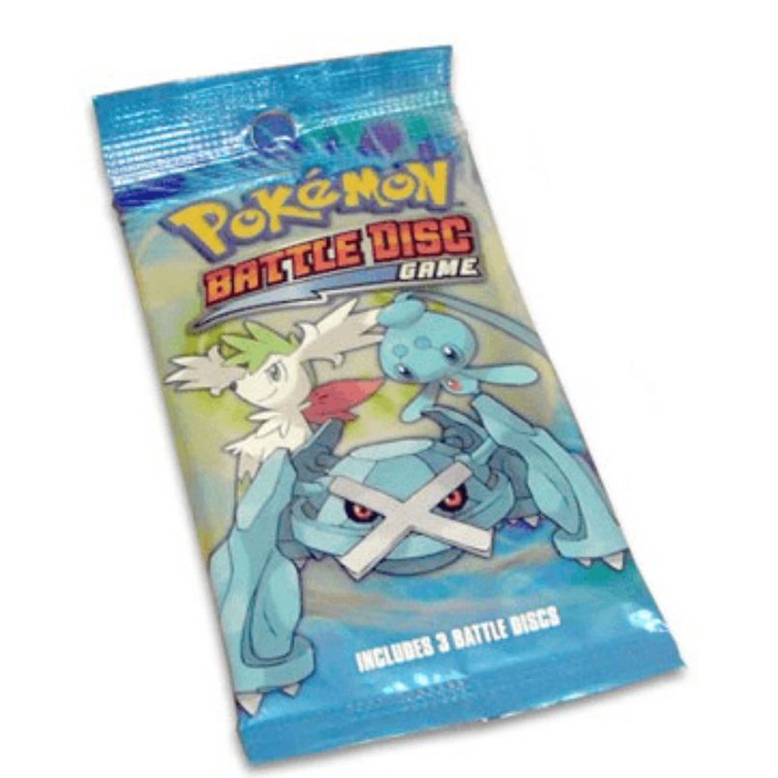 POKEMON BATTLE DISC GAME BOOSTERS (BLUE FOIL PACK)