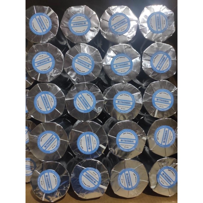 

Terlaris Paket 20 Roll Kertas Termal 80X80 Cash Register Kasir Merk M- Thermal
