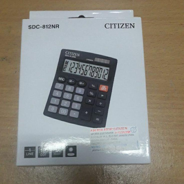 

Original Kalkulator Citizen SDC-812NR 12 Digit / Calculator Citizen 12Digit 7LK