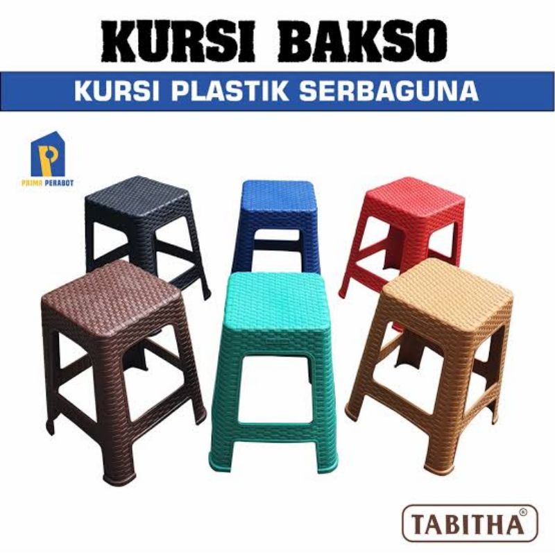 KURSI BAKSO ROTAN PLASTIK