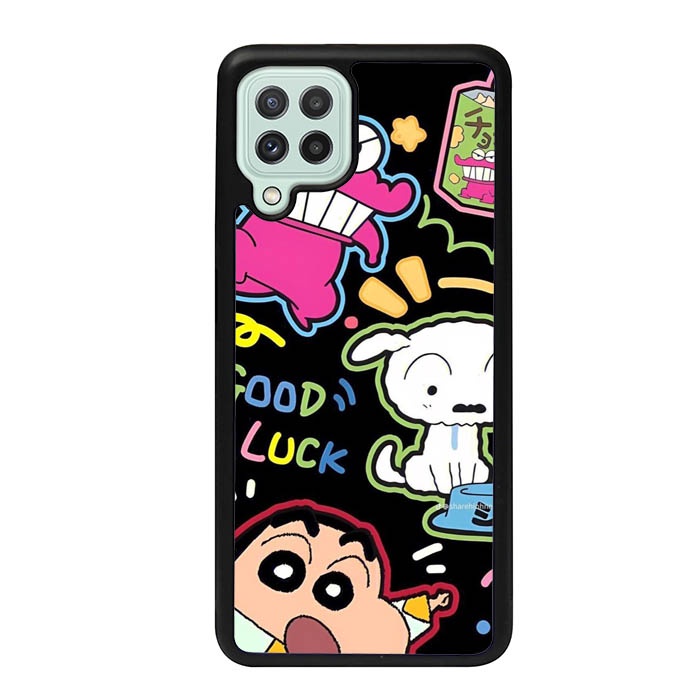 Casing Samsung A22 A21s A21 A20s A30 A20 A13 A12 A11 A10 4G 5G Shinchan AE0679 Case Custom V3
