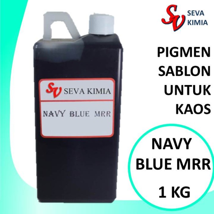 

Pigment Navy Blue MRR 1 Kg/Biang Sablon/Pigment Basis Air/ Pewarna Cat Tembok Kualitas Premium Good Colour