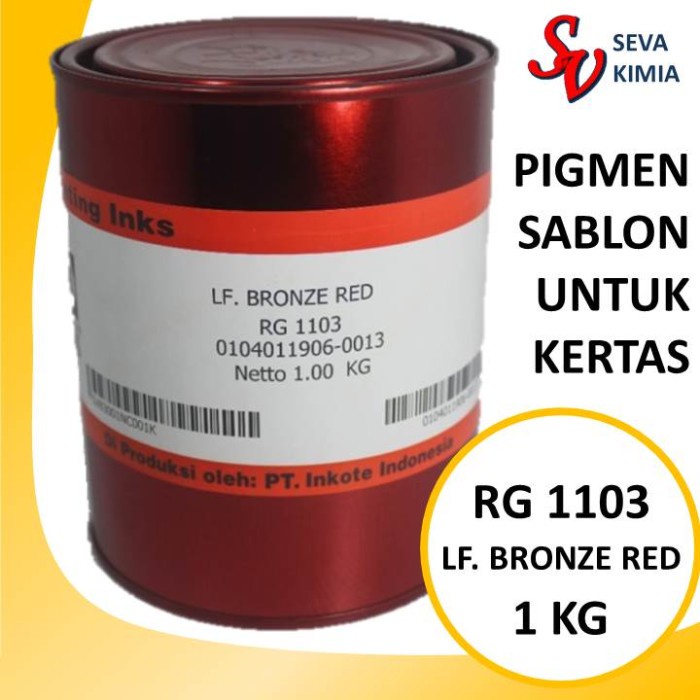 

tinta sablon LF. Bronze Red RG 1103 royal guard 1 Kg