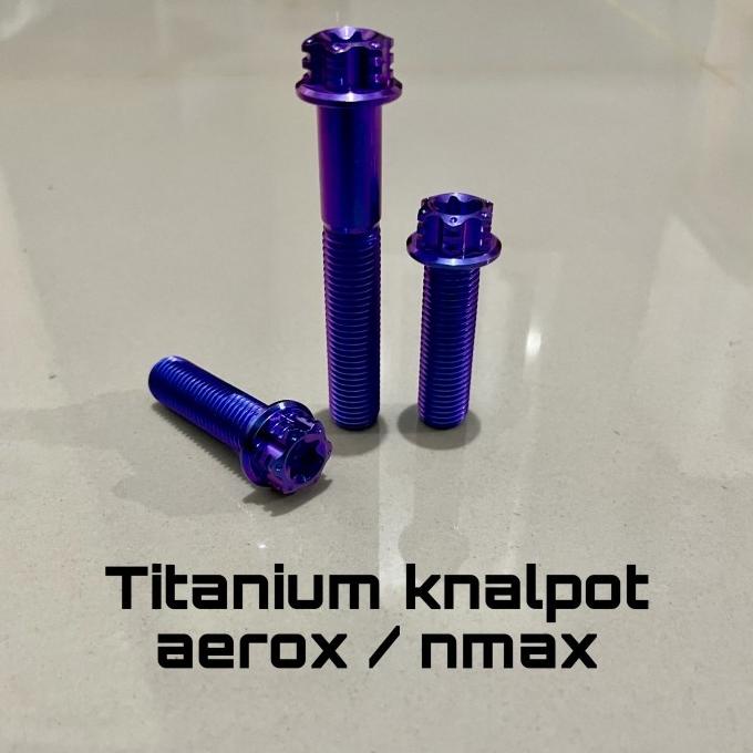 Baut titanium knalpot aerox / nmax 1 set