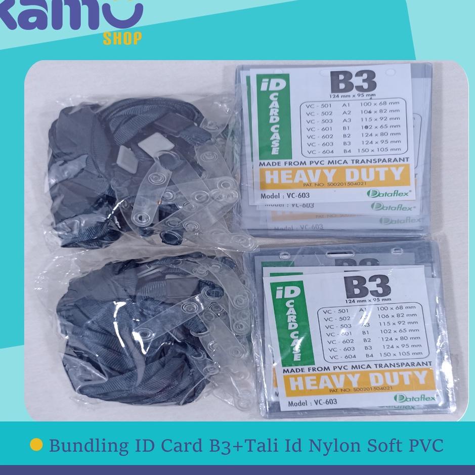 

Big Discount9.9 Bundling 40Pcs ID Card B3 + 40Pcs Tali ID Card Nylon Soft PVC - NYLKSFP 357➪