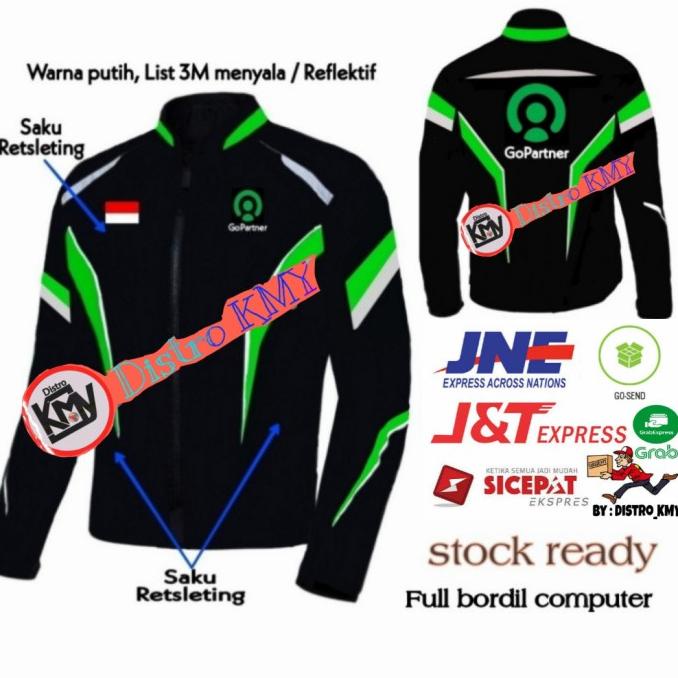 Jaket Gopartner / Jaket Gojek Terbaru Waterproof F67