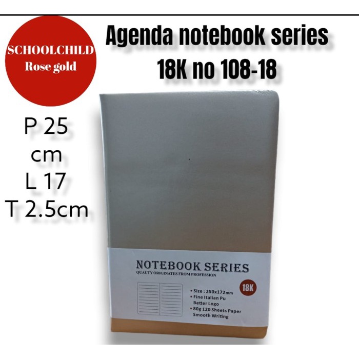 

TERLARIS BUKU AGENDA B5 POLOS MERK SCHOOLCHILD 108-18 (25X17X2) /BUKU TULIS SEKOLAH/BUKU TULIS