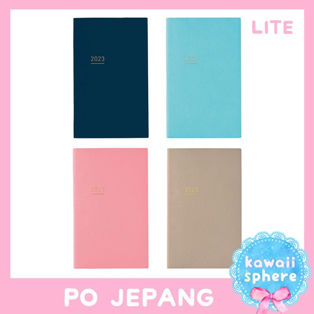 

BISA COD Kokuyo Jibun Techo Lite 2023 Mini B6 Slim Diary Jibun 2023 /BUKU TULIS SEKOLAH/BUKU TULIS