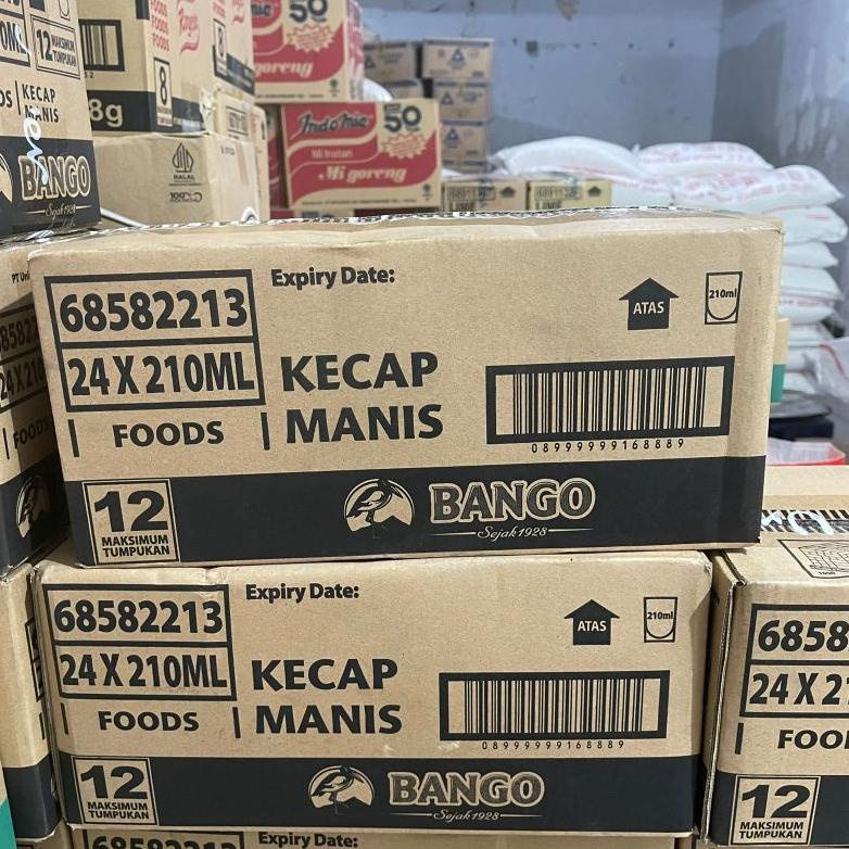 

Kecap Manis Bango 210 ml x 24 pak | Grosir 1 Dus