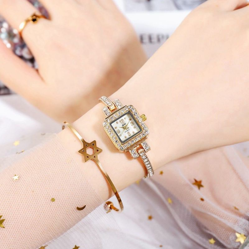 Medan Termurah Korean style fashion import Jam Tangan Wanita Analog Mewah